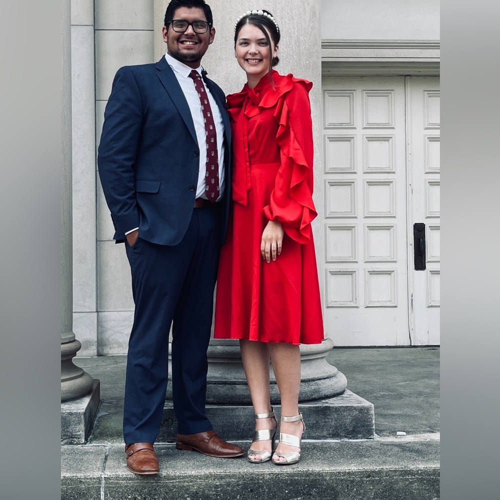 Gorgeous Red Ruffle Dress (SHEIN)